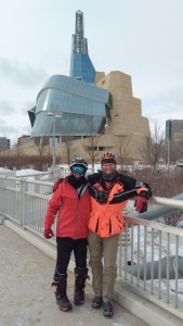 Bradley D. Paul and Gregory C. McNeill, hanging out on the bridge!