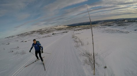 2017 Fat Viking Race Pics - passing XC skier 1