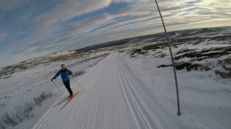 2017 Fat Viking Race Pics - passing XC skier 2