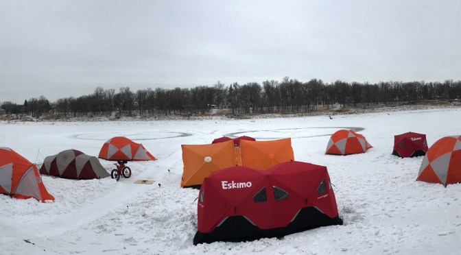 Fat Video Time:  Campsite Trial Setup for the 2018 ‘Alfred Barr’ Lake Wpg Fatbike Crossing & Campover