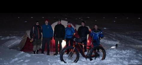 2018 Lake Wpg FB Adventure Leader Team on Red River by Tent