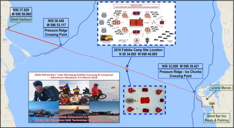 Map - 2018 'Alfred Barr' Lake Wpg Crossing &amp; Campover 2