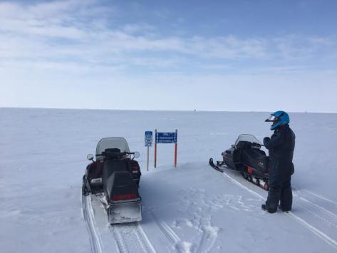 Recce of Lake Wpg with Kevin Champagne 25 Feb 2018 - 1