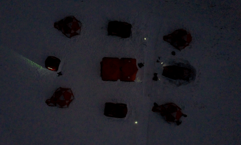 Tent City Camp Site on Red River 1