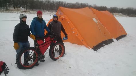 Tent City Camp Site on Red River 10
