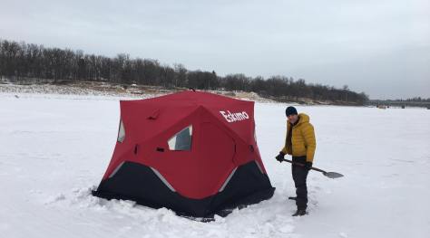 Tent City Camp Site on Red River 11