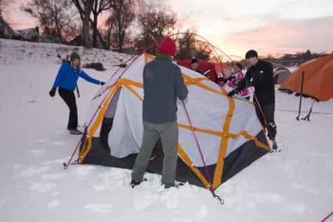 Tent City Camp Site on Red River 16